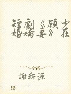 短剧《顾少的闪婚娇妻》在线观看