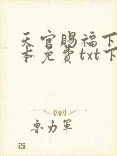 天官赐福下载全本免费txt下载