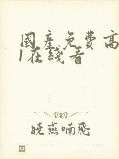 国产免费高清91在线看