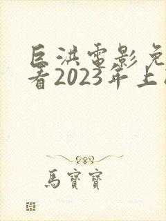 巨洪电影免费观看2023年上映