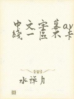 中文字幕av在线一区不卡