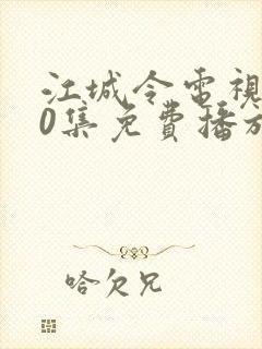 江城令电视剧40集免费播放封面