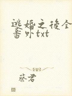 逃婚之后全文加番外txt