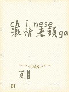 chⅰnese激情老头gaygaygay