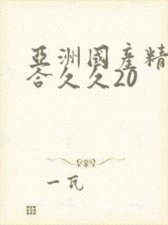 亚洲国产精品综合久久20封面