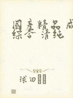 国产精品 成人综合 清纯封面