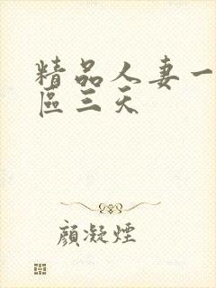 精品人妻一区二区三天