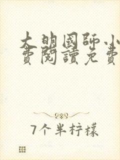 大明国师小说免费阅读免费