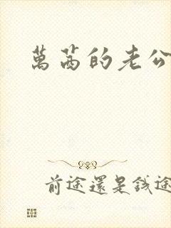 万茜的老公是谁