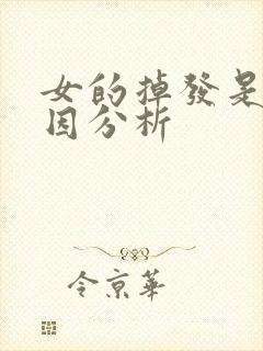 女的掉发是啥原因分析