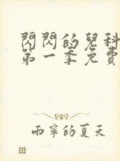 闪闪的儿科医生第一季免费观看完整版