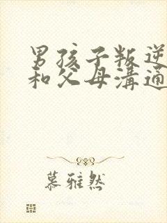 男孩子叛逆期不和父母沟通怎么办