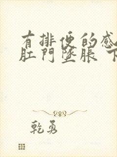 有排便的感觉 肛门坠胀 下腹绞痛