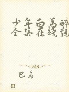 少年白马醉春风全集在线观看免费