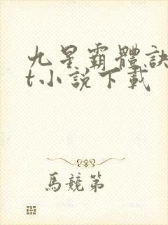 九星霸体诀txt小说下载