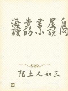 海棠书屋自由阅读的小说网冷门封面