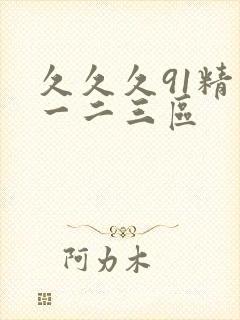 久久久91精品一二三区封面