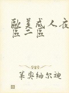 欧美成人夜片一区二区