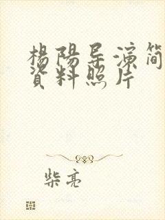 杨阳导演简介和资料照片