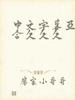 中文字幕亚洲综合久久久封面