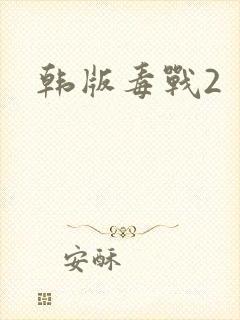 韩版毒战2