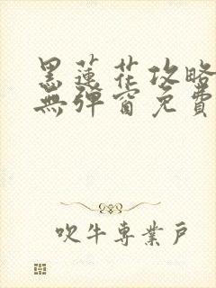 黑莲花攻略手册无弹窗免费阅读封面