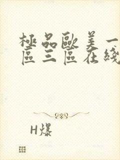 极品欧美一区二区三区在线播放