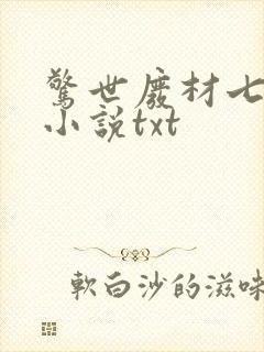 惊世废材七小姐小说txt封面
