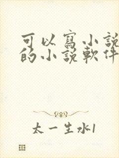 可以写小说赚钱的小说软件