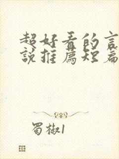 超好看的言情小说推荐短篇