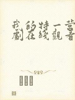 我的特一营电视剧在线观看封面