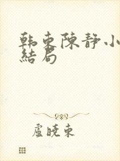 韩东陈静小说大结局