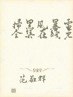 扫黑风暴电视剧全集在线免费观看