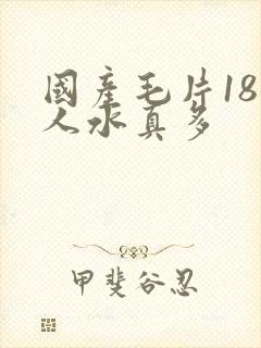 国产毛片18女人水真多