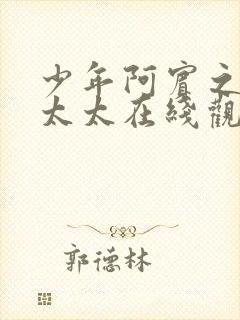 少年阿宾之房东太太在线观看