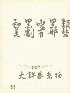 和黑吃黑类似的美剧有哪些封面