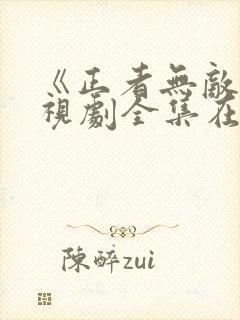 《正者无敌》电视剧全集在线观看