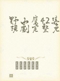 野山鹰42集电视剧完整免费观看