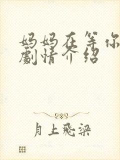 妈妈在等你分集剧情介绍封面