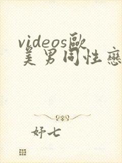videos欧美男同性恋