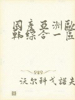 国产亚洲欧美日韩综合一区