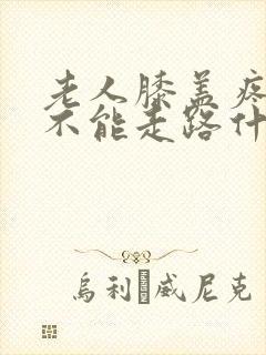 老人膝盖疼痛都不能走路什么原因