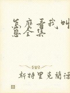 怎么看我叫赵出息全集