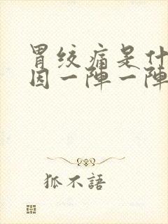 胃绞痛是什么原因一阵一阵的封面