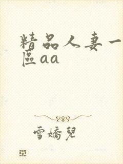 精品人妻一二三区aa封面