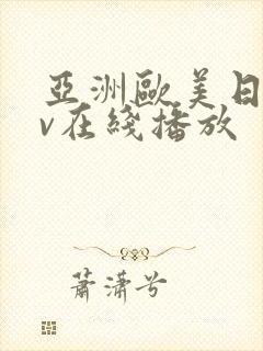 亚洲欧美日韩av在线播放