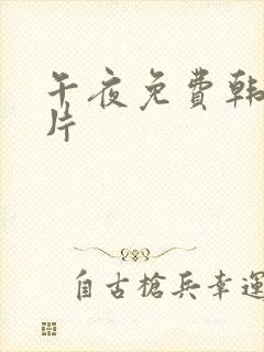 午夜免费韩国毛片