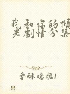 我和你的倾城时光剧情分集介绍