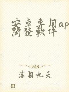 安卓专用app开发软件