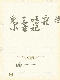 鬼王嗜宠 逆天小毒妃